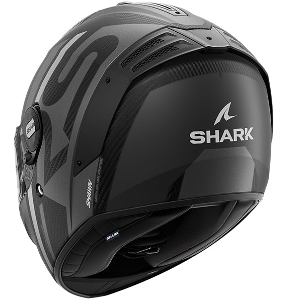 Shark Spartan RS Carbon Shawn Matt Carbon / Silver / Anthracite
