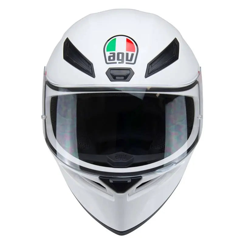 AGV K1 White  - FREE UK Shipping, FREE 365 Day Returns | Moto Central