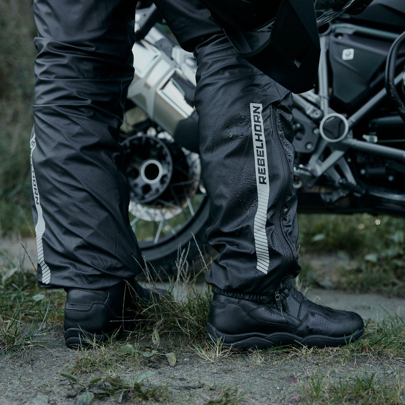 Rebelhorn Ocean Rain Over Trouser Black FREE UK Delivery, FREE 365 Day Returns | Moto Central