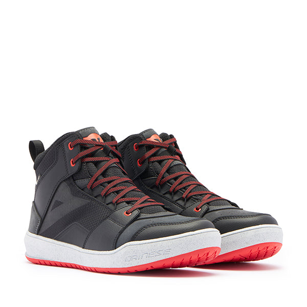 Dainese Suburb D-WP Shoes Black / White / Lava Red