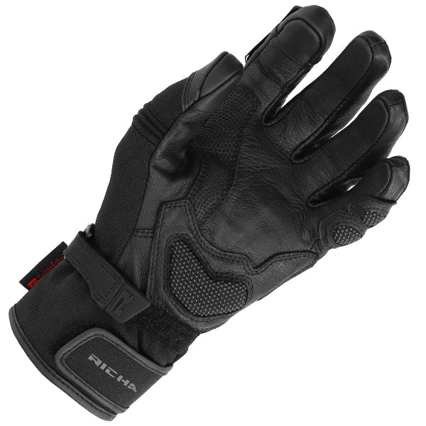 Richa Atlantic Ladies Gore-Tex Gloves Black  - FREE UK Shipping, FREE 365 Day Returns | Moto Central