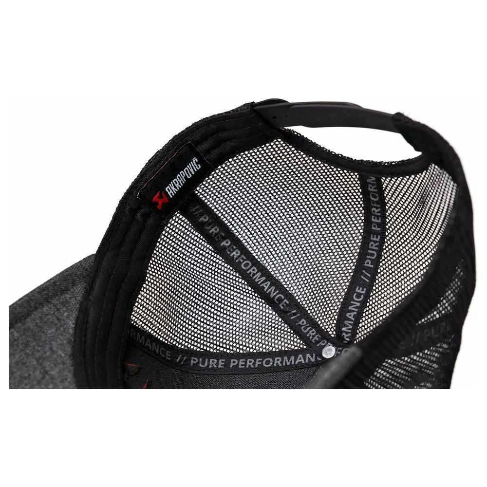 Akrapovic Logo Trucker Hat Black / Dark Grey