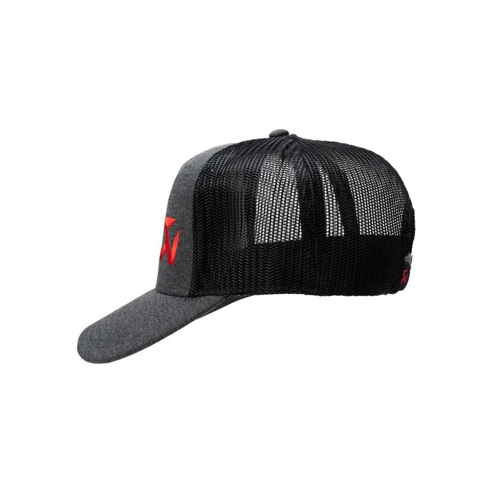 Akrapovic Logo Trucker Hat Black / Dark Grey