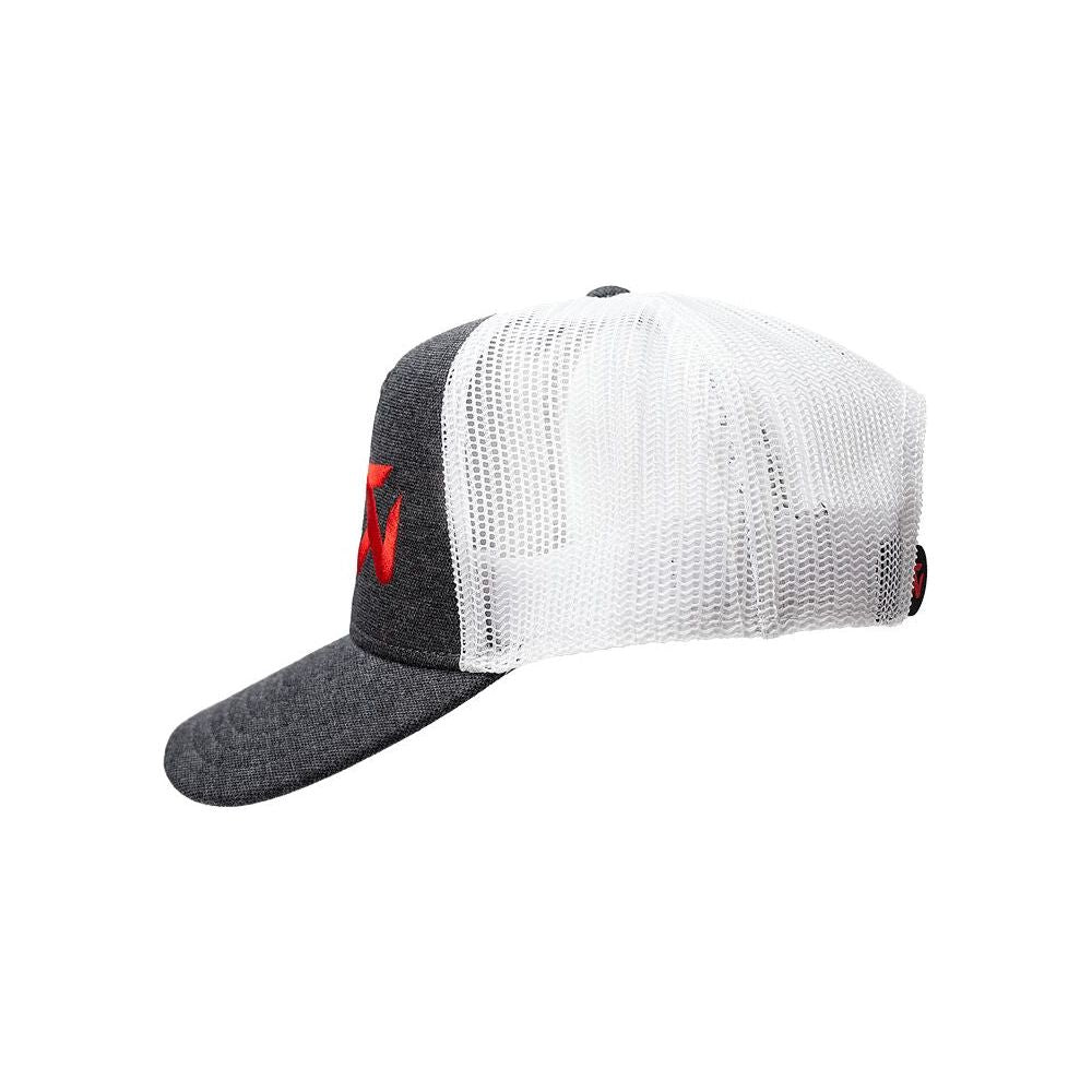 Akrapovic Logo Trucker Kids Hat Dark Grey / White