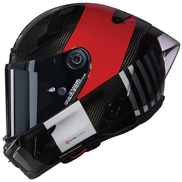 Nolan X-804 RS Combo Gara Carbon / Red / Silver