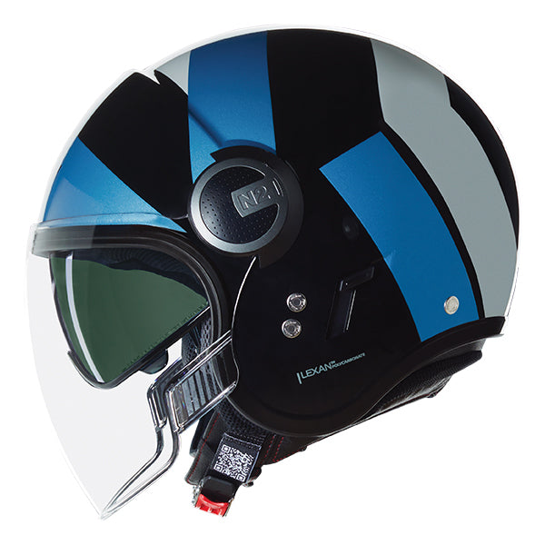 Nolan N21 Visor 06 Tangente Black / Blue / Silver