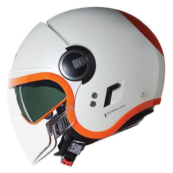 Nolan N21 Visor 06 Ocio White / Orange