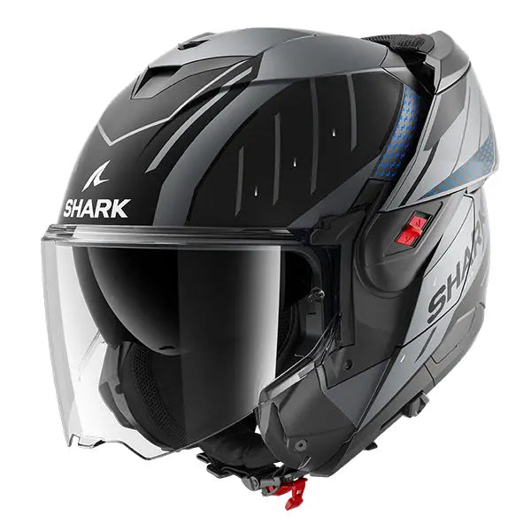 Shark OXO Rydger Helmet Matt Anthracite / Black  - FREE UK Shipping, FREE 365 Day Returns | Moto Central