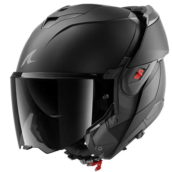 Shark OXO Dark Shadow Helmet Matt Black  - FREE UK Shipping, FREE 365 Day Returns | Moto Central