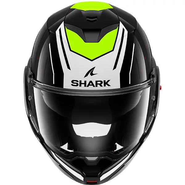 Shark OXO Rydger Helmet Black / White / Fluo Yellow  - FREE UK Shipping, FREE 365 Day Returns | Moto Central