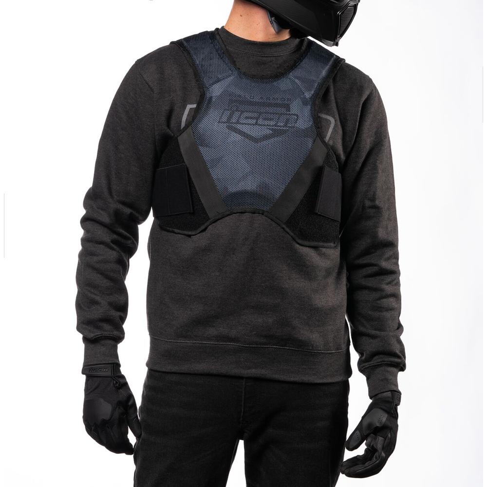 Icon Field Armor Softcore Vest Black / Camo Blue
