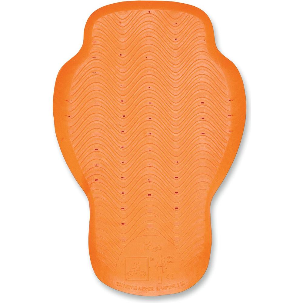 Icon D3O Viper Stealth Back Guard Orange