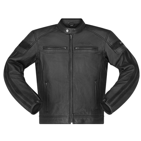 Richa Retro Racing Black Edition Leather Jacket Black  - FREE UK Shipping, FREE 365 Day Returns | Moto Central