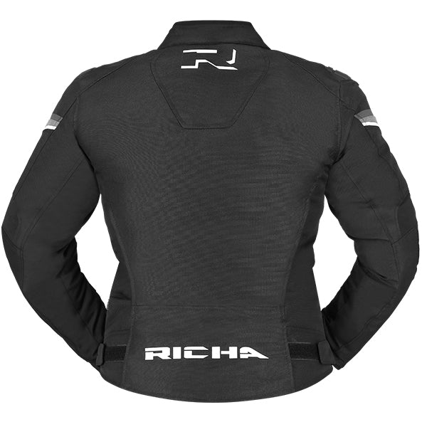 Richa Gotham 3 Ladies Waterproof Textile Jacket Black  - FREE UK Shipping, FREE 365 Day Returns | Moto Central