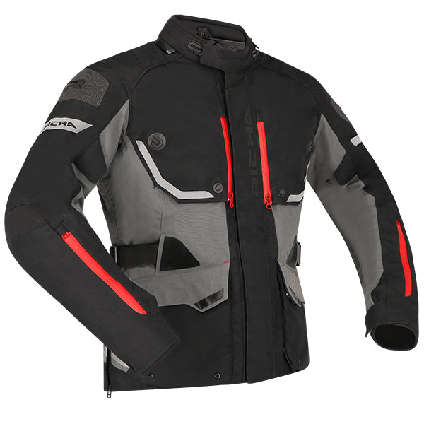 Richa Infinity 3 Pro Textile Jacket Black / Grey  - FREE UK Shipping, FREE 365 Day Returns | Moto Central