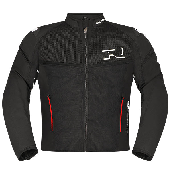 Richa Stradale Mesh Textile Jacket Black  - FREE UK Shipping, FREE 365 Day Returns | Moto Central