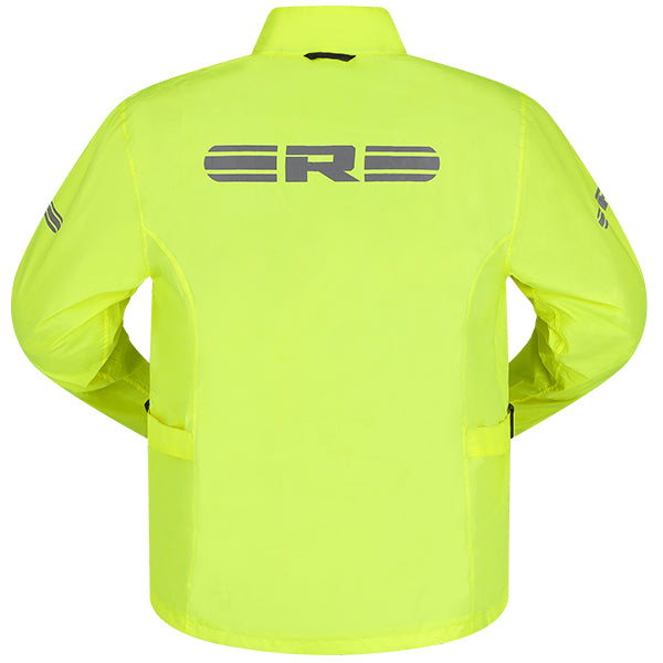 Richa Monsoon Rain Over Jacket Black / Fluo Yellow  - FREE UK Shipping, FREE 365 Day Returns | Moto Central