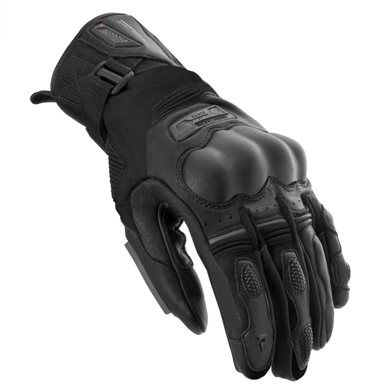 Rebelhorn Range Gloves Black FREE UK Delivery, FREE 365 Day Returns | Moto Central