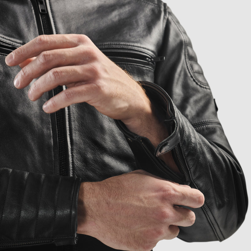 Rebelhorn Hunter 2 Leather Jacket Black FREE UK Delivery, FREE 365 Day Returns | Moto Central