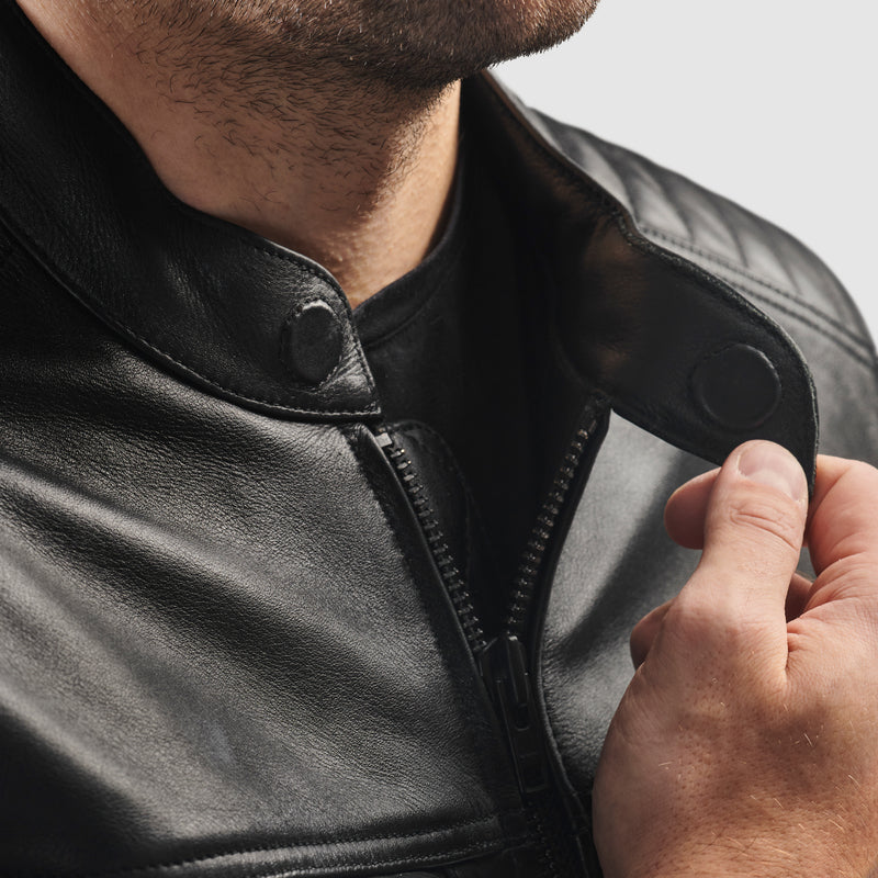 Rebelhorn Hunter 2 Leather Jacket Black FREE UK Delivery, FREE 365 Day Returns | Moto Central