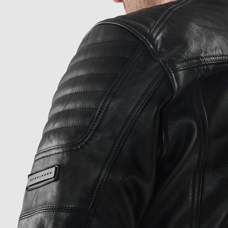 Rebelhorn Hunter 2 Leather Jacket Black FREE UK Delivery, FREE 365 Day Returns | Moto Central