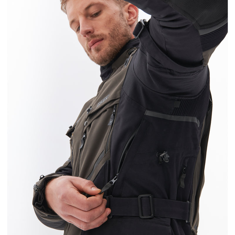 Rebelhorn Range Textile Jacket Anthracite / Black / Fluo Yellow FREE UK Delivery, FREE 365 Day Returns | Moto Central