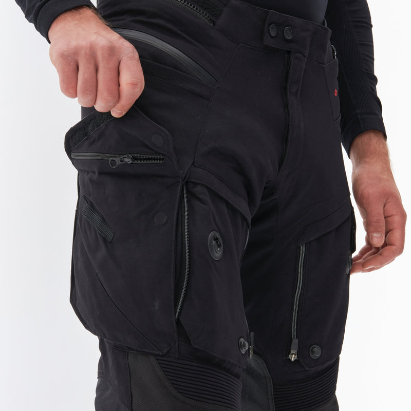 Rebelhorn Range Textile Trouser Black FREE UK Delivery, FREE 365 Day Returns | Moto Central
