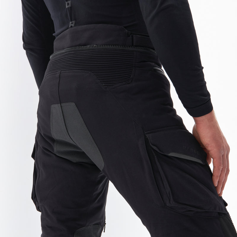 Rebelhorn Range Textile Trouser Black FREE UK Delivery, FREE 365 Day Returns | Moto Central