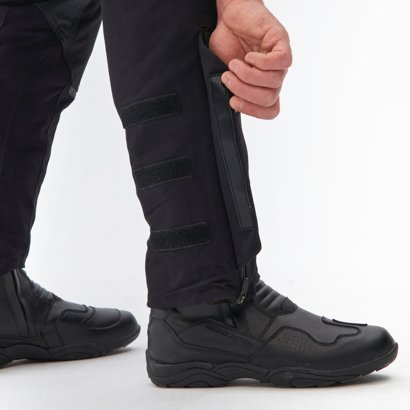 Rebelhorn Range Textile Trouser Black FREE UK Delivery, FREE 365 Day Returns | Moto Central