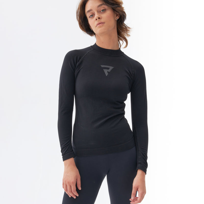 Rebelhorn Freeze 2 Ladies Thermoactive Long Sleeves T-Shirt Black FREE UK Delivery, FREE 365 Day Returns | Moto Central