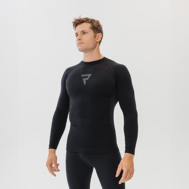 Rebelhorn Freeze 2 Thermoactive Long Sleeves T-Shirt Black FREE UK Delivery, FREE 365 Day Returns | Moto Central