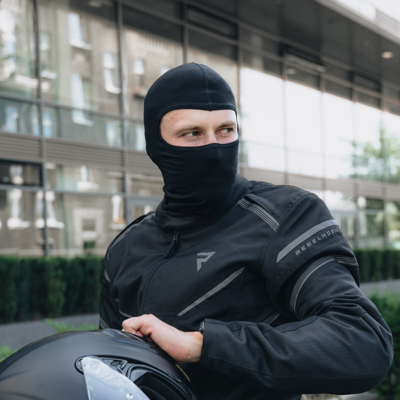 Rebelhorn Freeze 2 Thermoactive Balaclava Black FREE UK Delivery, FREE 365 Day Returns | Moto Central