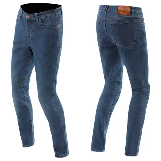 Dainese AA 5 Pocket Regular Denim Jeans Dark Blue FREE UK Delivery, FREE 365 Day Returns | Moto Central