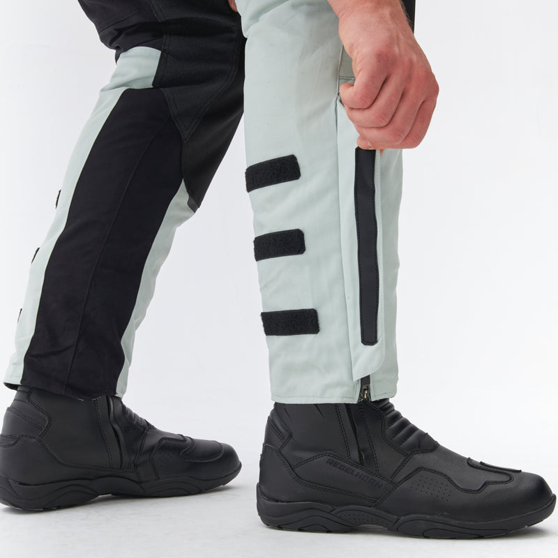 Rebelhorn Range Textile Trouser Grey / Black / Red FREE UK Delivery, FREE 365 Day Returns | Moto Central