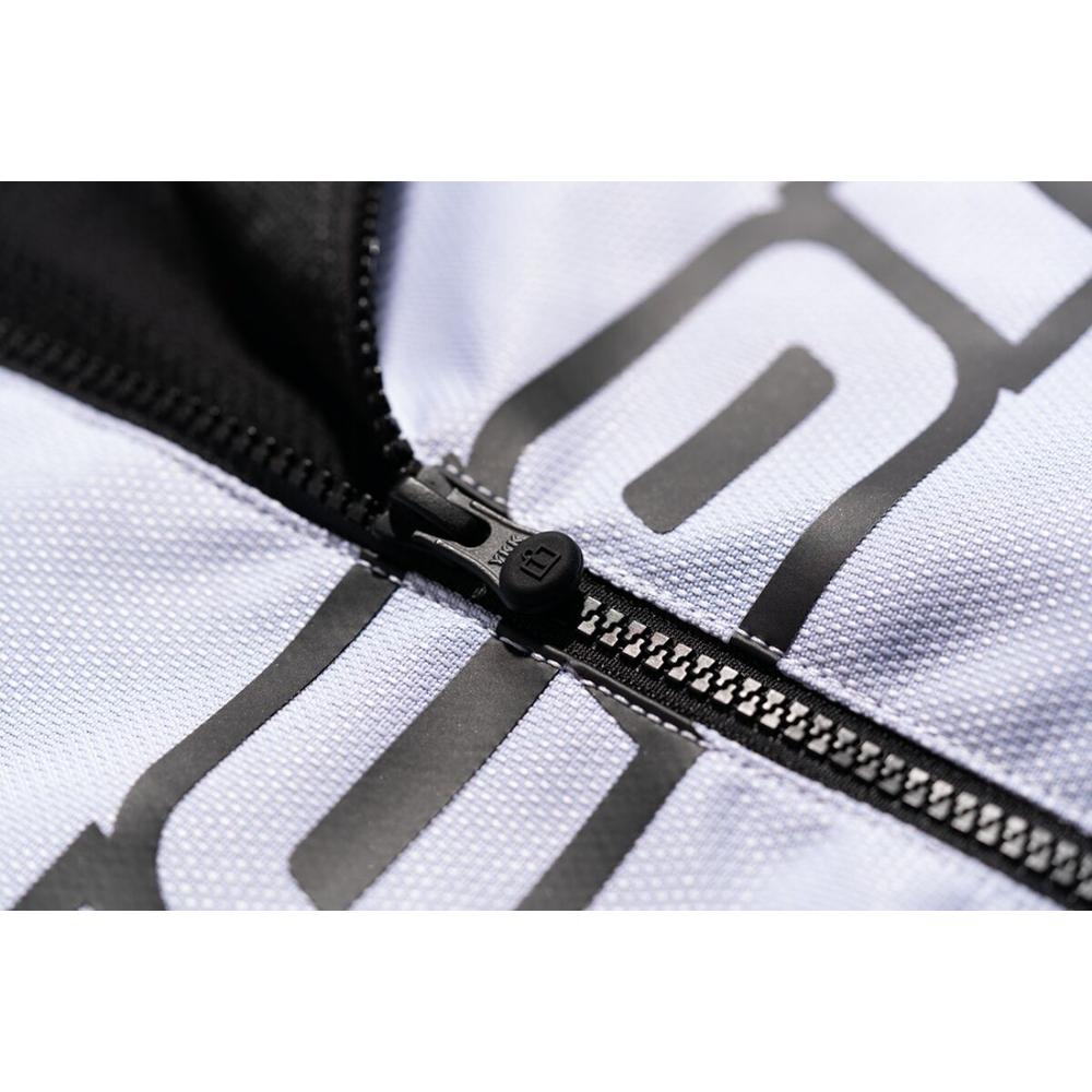 Icon Hooligan CE Textile Jacket White