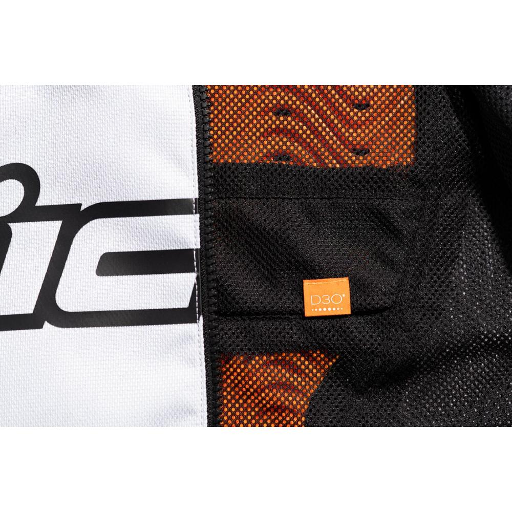 Icon Hooligan CE Textile Jacket White