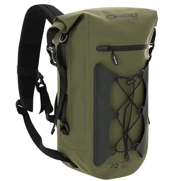CRGO By Richa Niagara Backpack Army Green - 20 Liters FREE UK Delivery, FREE 365 Day Returns | Moto Central