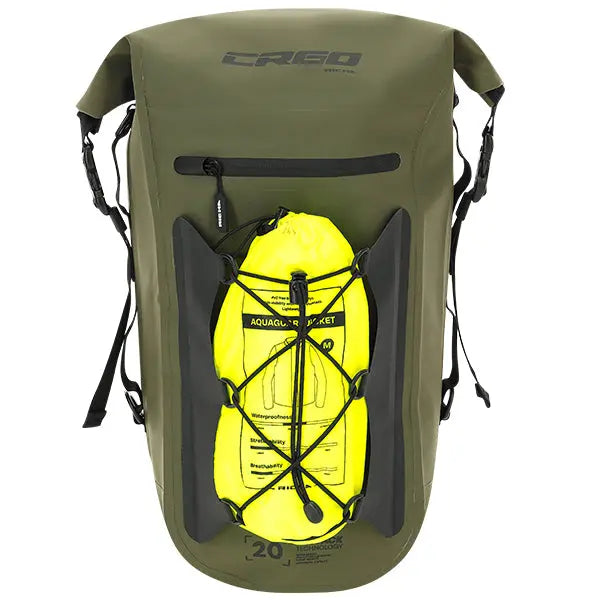 CRGO By Richa Niagara Backpack Army Green - 20 Liters FREE UK Delivery, FREE 365 Day Returns | Moto Central
