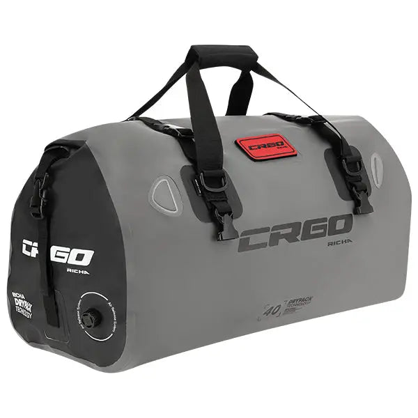CRGO By Richa Major Bag Grey Black - 40 Liters FREE UK Delivery, FREE 365 Day Returns | Moto Central