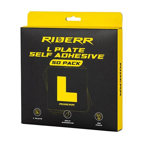 Riderr Self Adhesive L Plate - Pack Of 50  FREE UK Delivery, FREE 365 Day Returns | Moto Central