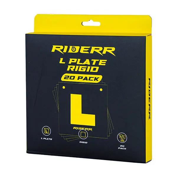 Riderr Rigid L Plate - Pack Of 20  FREE UK Delivery, FREE 365 Day Returns | Moto Central