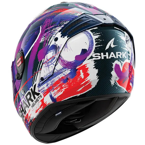 Shark Spartan RS Carbon Zarco Sign Black / White / Violet / Red FREE UK Delivery, FREE 365 Day Returns | Moto Central