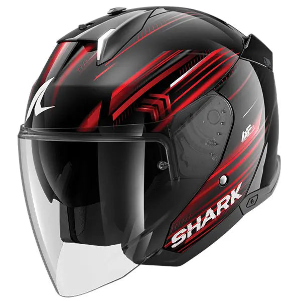 Shark Skwal i3 Jet Light-Blur Black / Red FREE UK Delivery, FREE 365 Day Returns | Moto Central