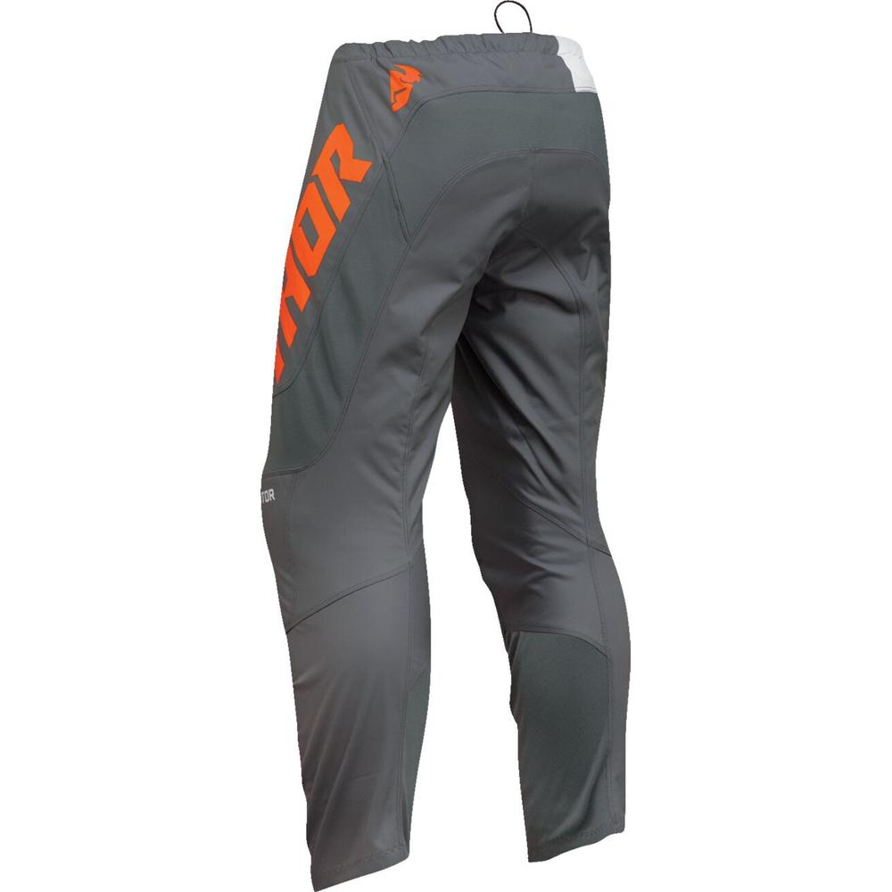 Thor Sector Checker Trouser Charcoal / Orange