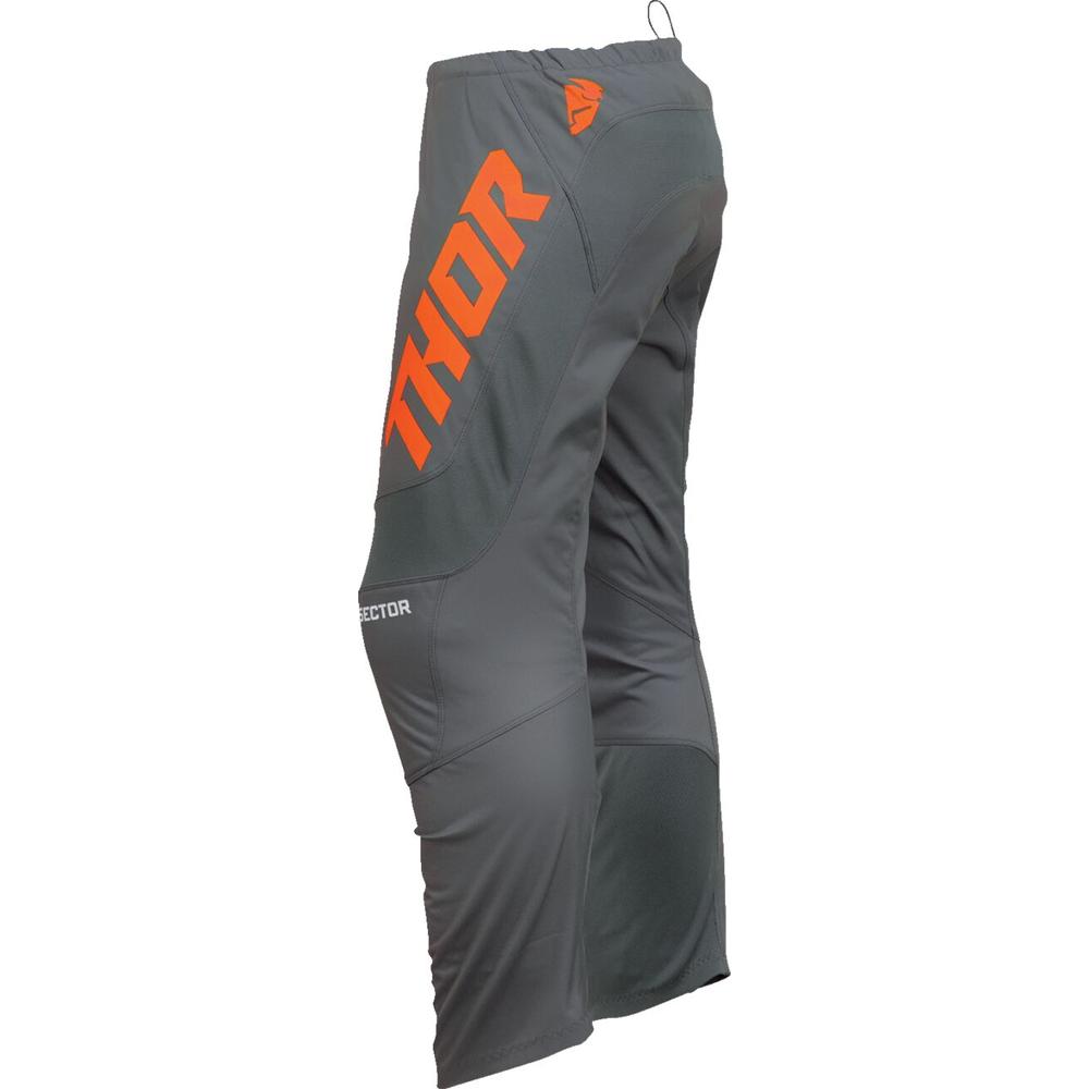 Thor Sector Checker Trouser Charcoal / Orange