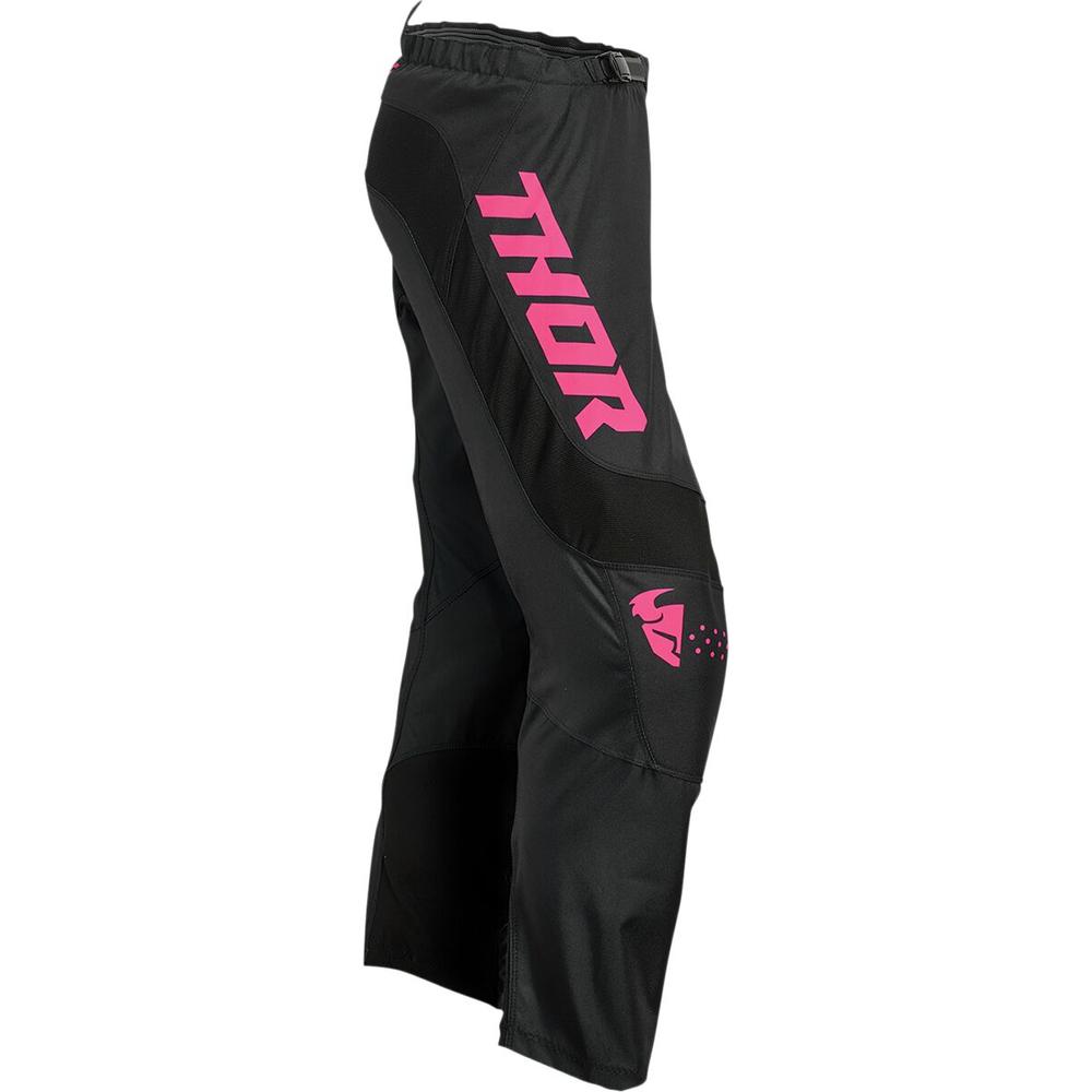 Thor Sector Minimal Ladies Trouser Black / Pink