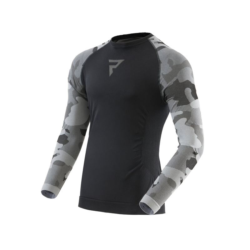 Rebelhorn Freeze 2 Thermoactive Long Sleeves T-Shirt Camo FREE UK Delivery, FREE 365 Day Returns | Moto Central