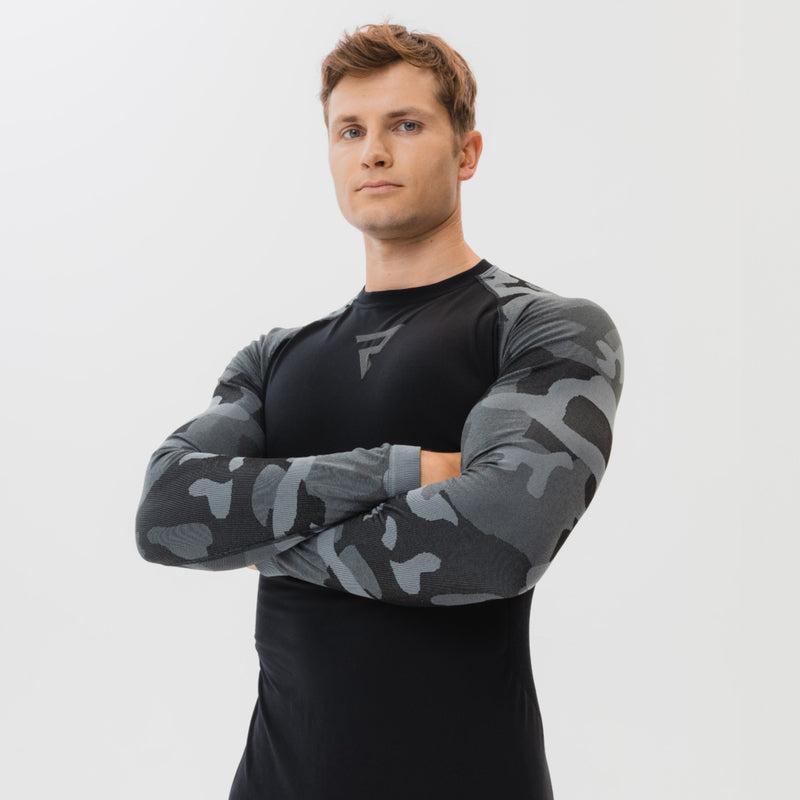 Rebelhorn Freeze 2 Thermoactive Long Sleeves T-Shirt Camo FREE UK Delivery, FREE 365 Day Returns | Moto Central