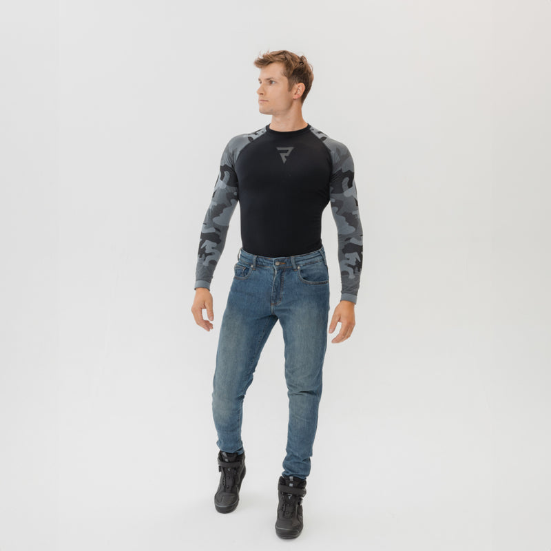 Rebelhorn Freeze 2 Thermoactive Long Sleeves T-Shirt Camo FREE UK Delivery, FREE 365 Day Returns | Moto Central