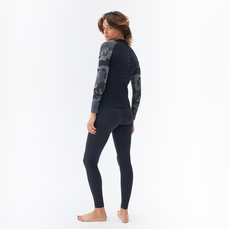 Rebelhorn Freeze 2 Ladies Thermoactive Long Sleeves T-Shirt Camo FREE UK Delivery, FREE 365 Day Returns | Moto Central